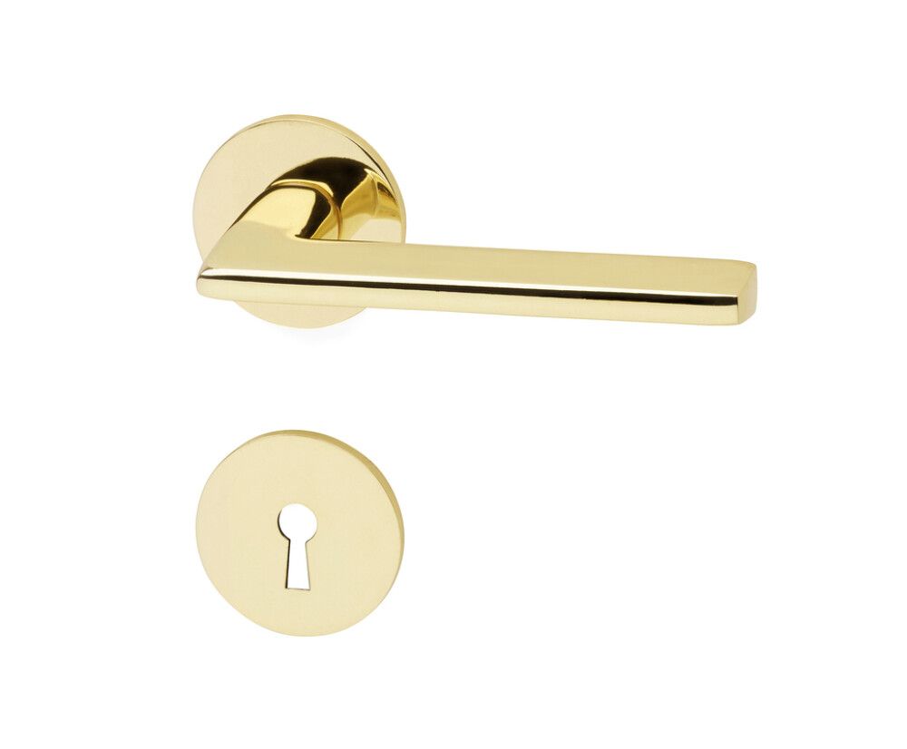 Siseukse link Habo Denver läikiv messing