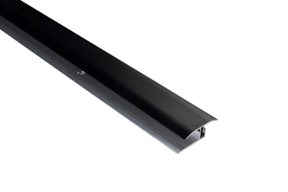 Vuugiliist Maler alumiinium harjatud must 34 x 1000 mm