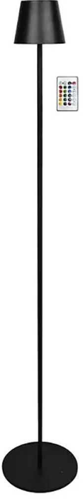 Põrandavalgusti laetav Paola must