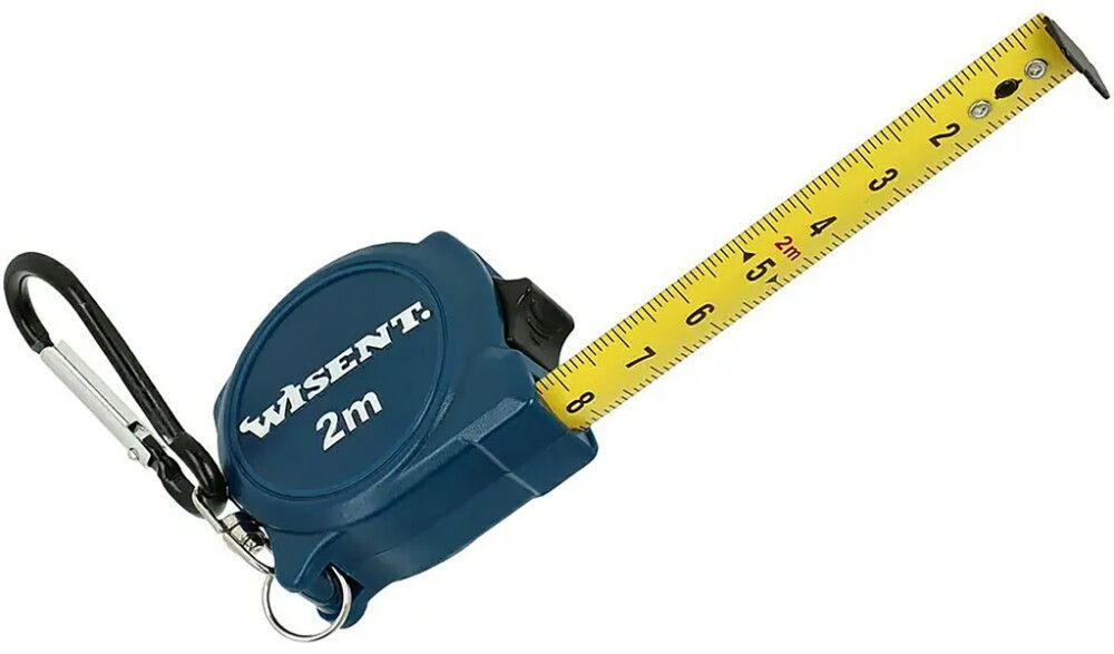 Võtmehoidja/mõõdulint 2 m karabiiniga