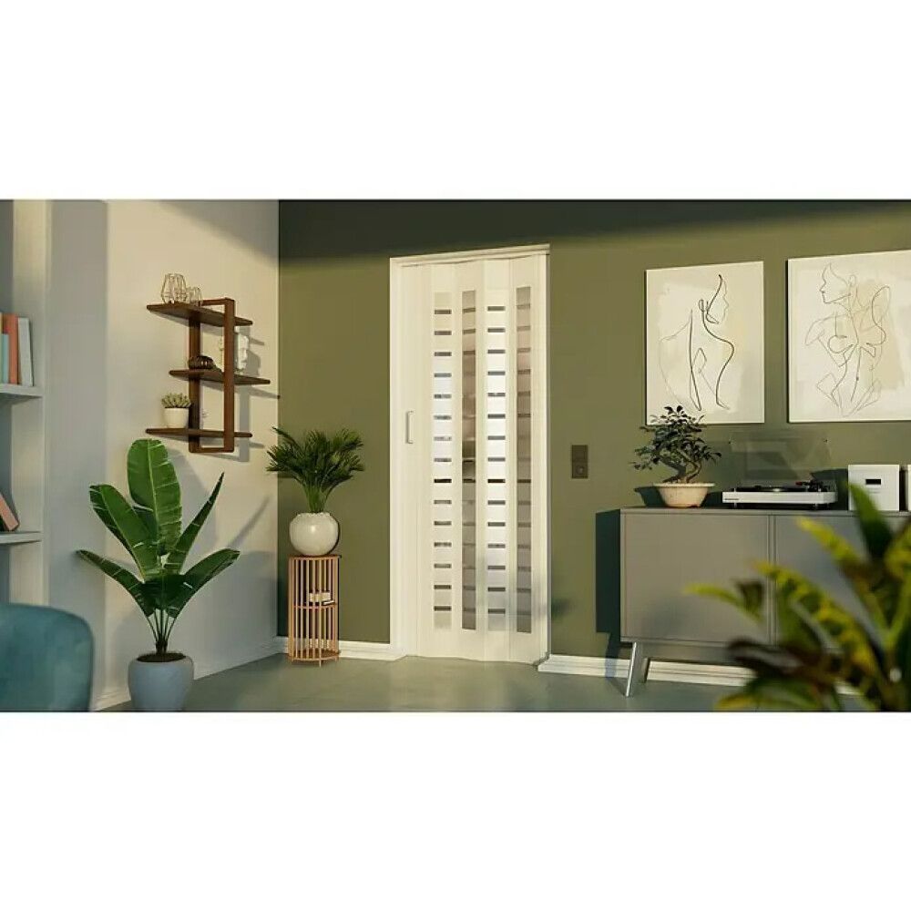 Voldikuks PVC/klaas 85 x 205 cm