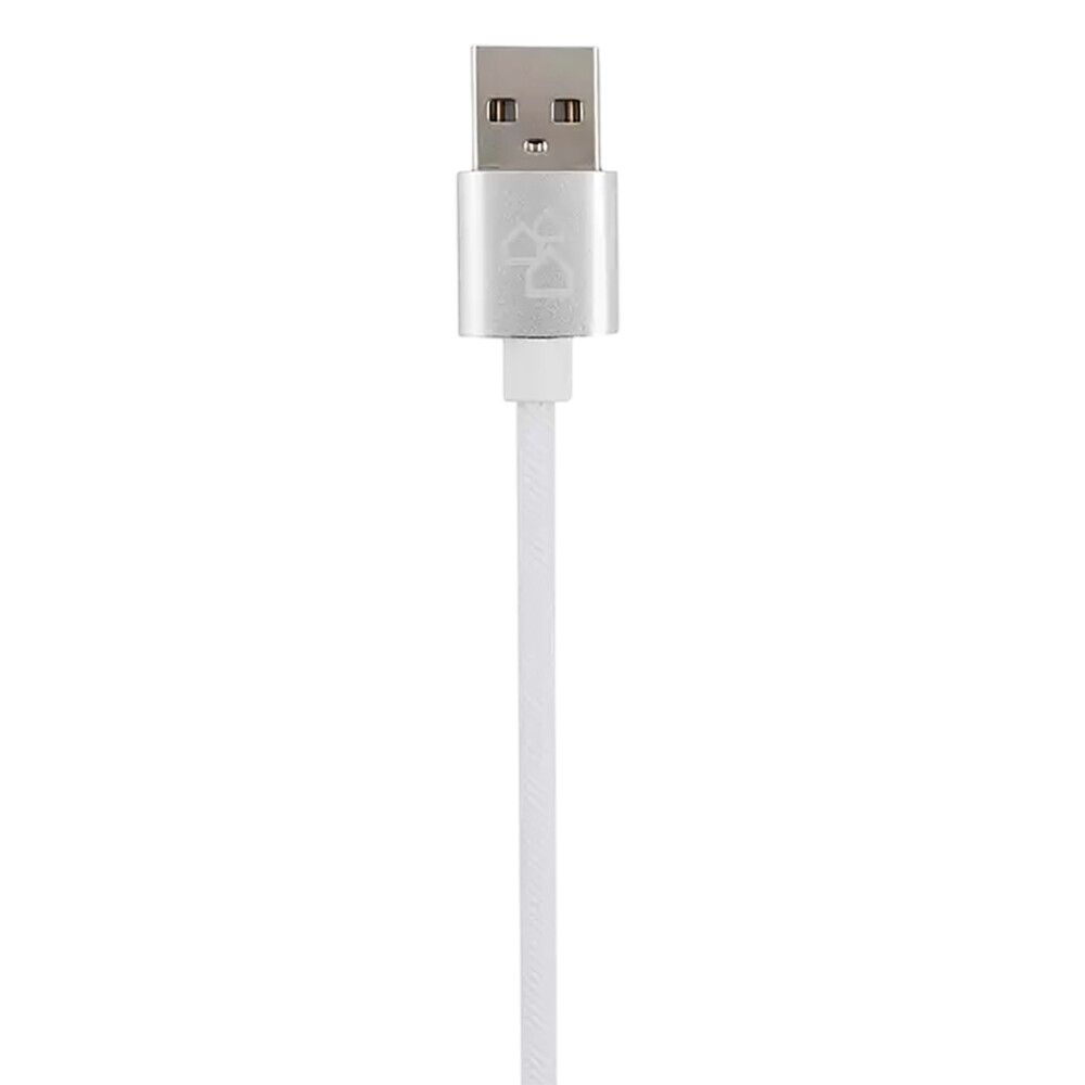 USB-kaabel Bauhaus USB-A/Lightning 90° valge 1 m