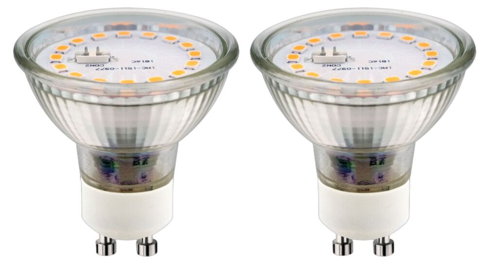 LED-lambid Voltolux GU10, 4 W, 370 lm, soe valge - 2 tk