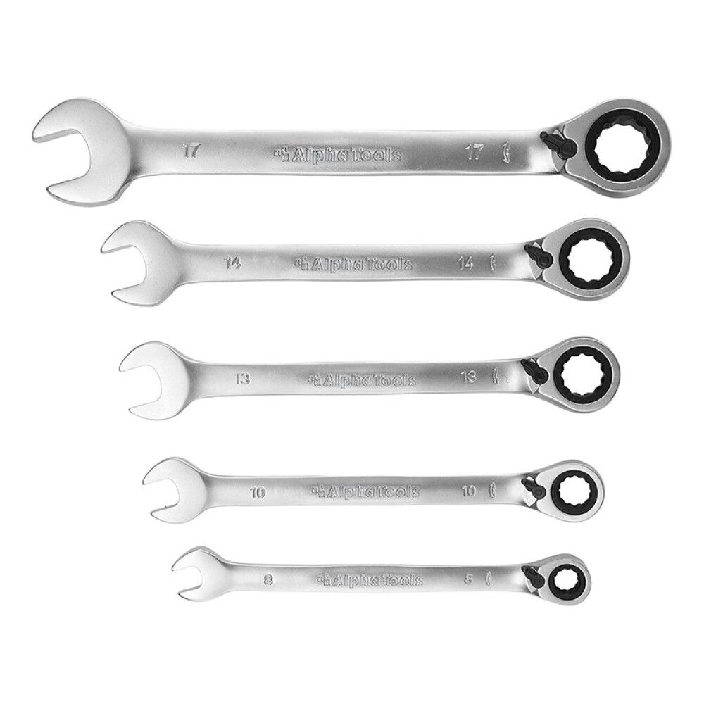 Lehtsilmusvõtmete komplekt Alpha tools 5 tk