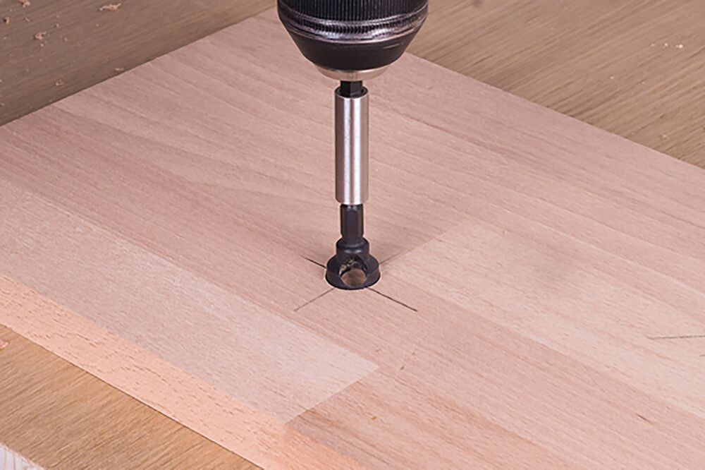 Perforeeritud uputuspuur Wolfcraft 16 mm