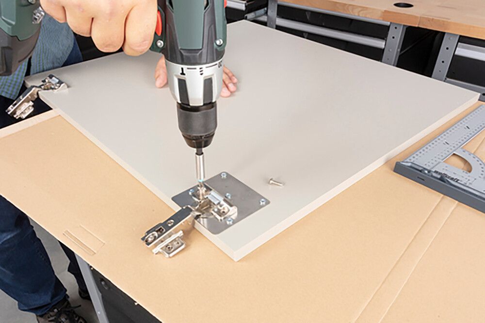 Tööriistakomplekt mööblihingede parandamiseks Wolfcraft 17-osaline