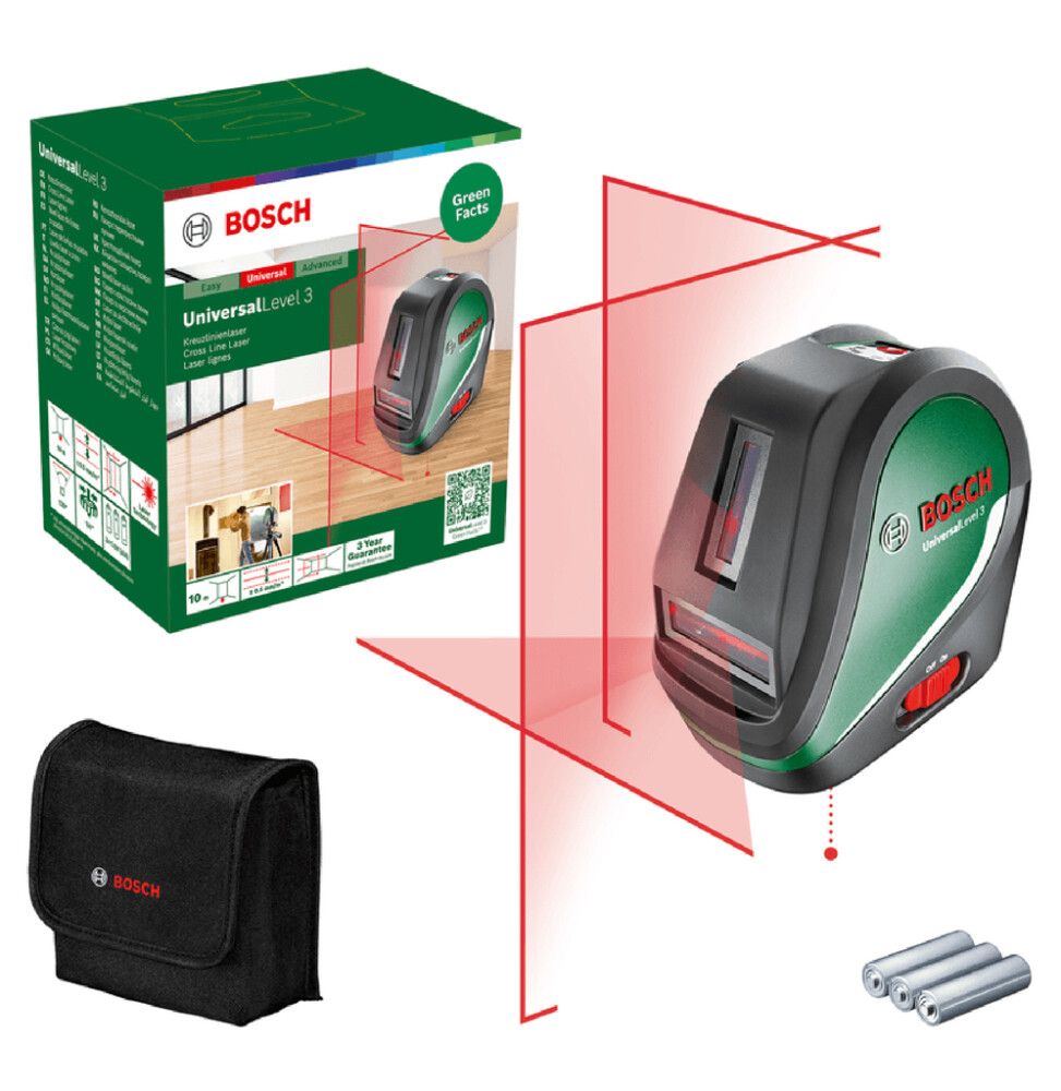 Ristjoonlaser Bosch UniversalLevel 3