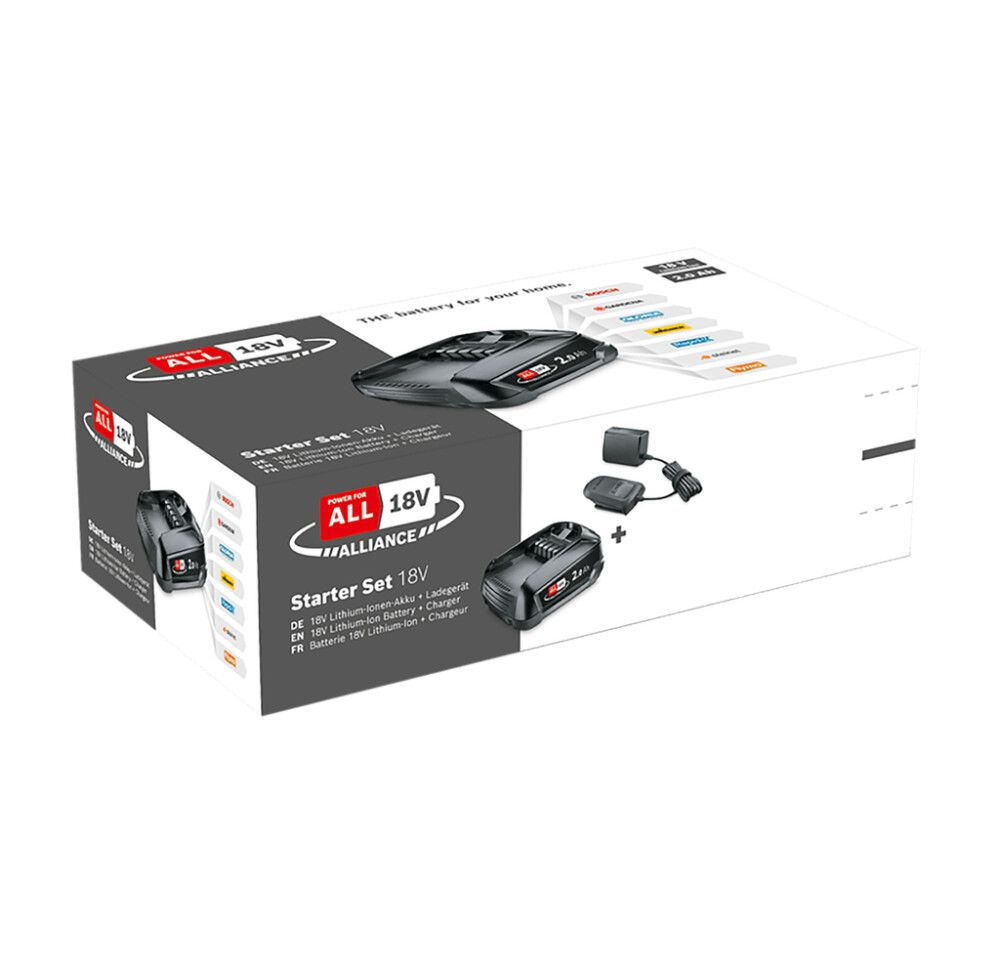 Aku ja laadija Bosch Starter Set 18 V Alliance