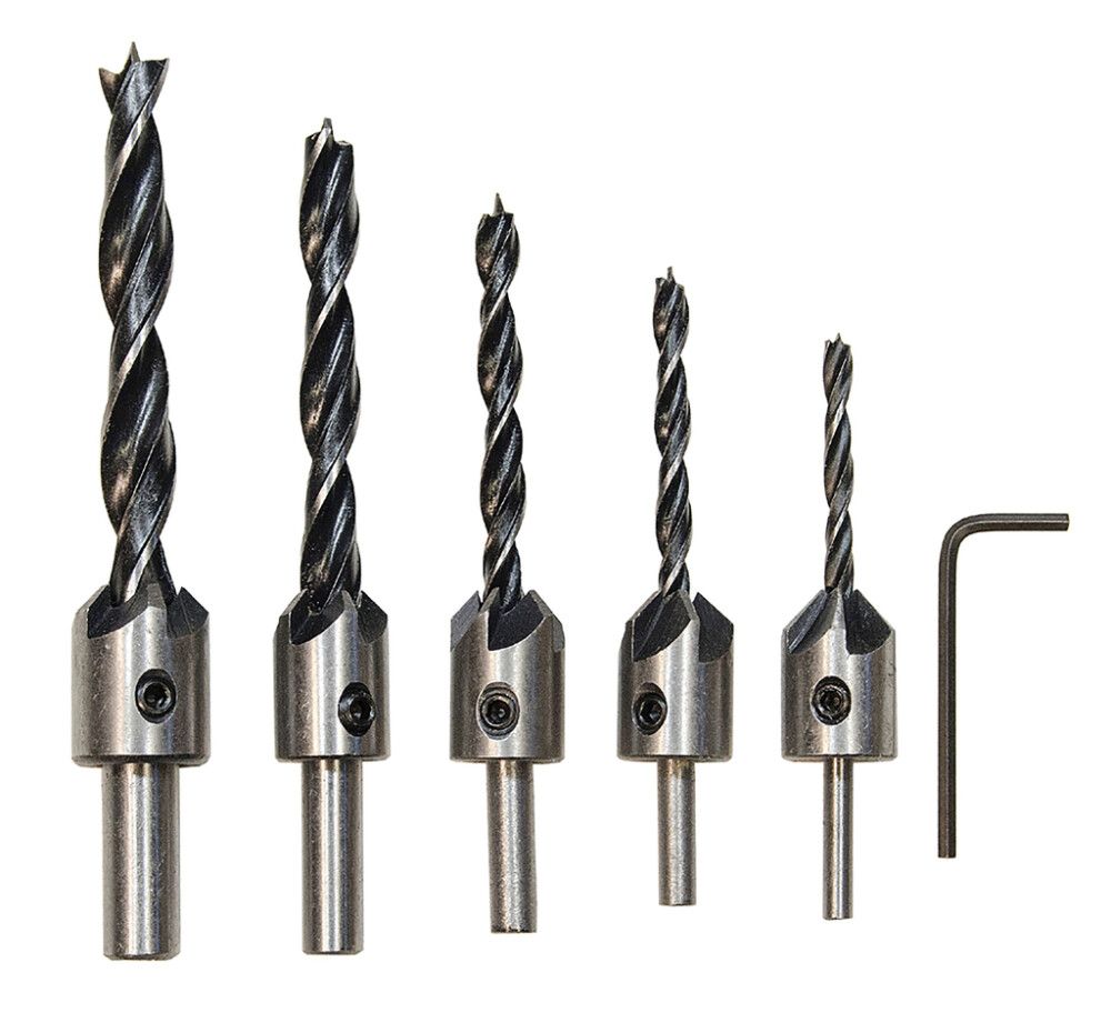 Puuride komplekt Tamo 4/5/6/8/10 mm 5 tk