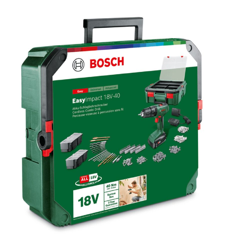 Akulööktrell Bosch EasyImpact 18V-40 + SystemBox