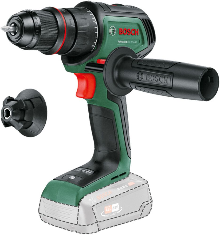 Akutrell-kruvikeeraja Bosch AdvancedDrill 18V-80 QuickSnap