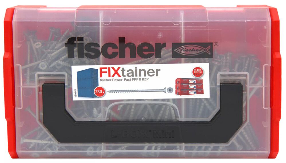 Kinnituste karp Fischer FixTrainer FPF II BZP 230 tk