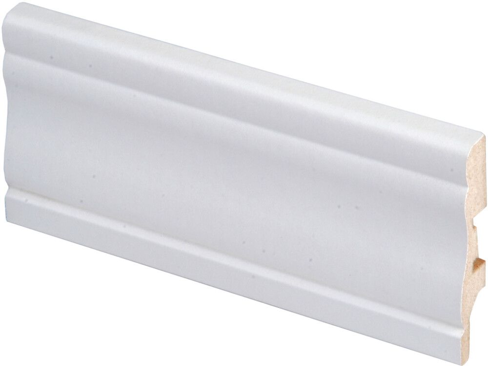 Põrandaliist 12 x 58 x 2750 mm MDF valge