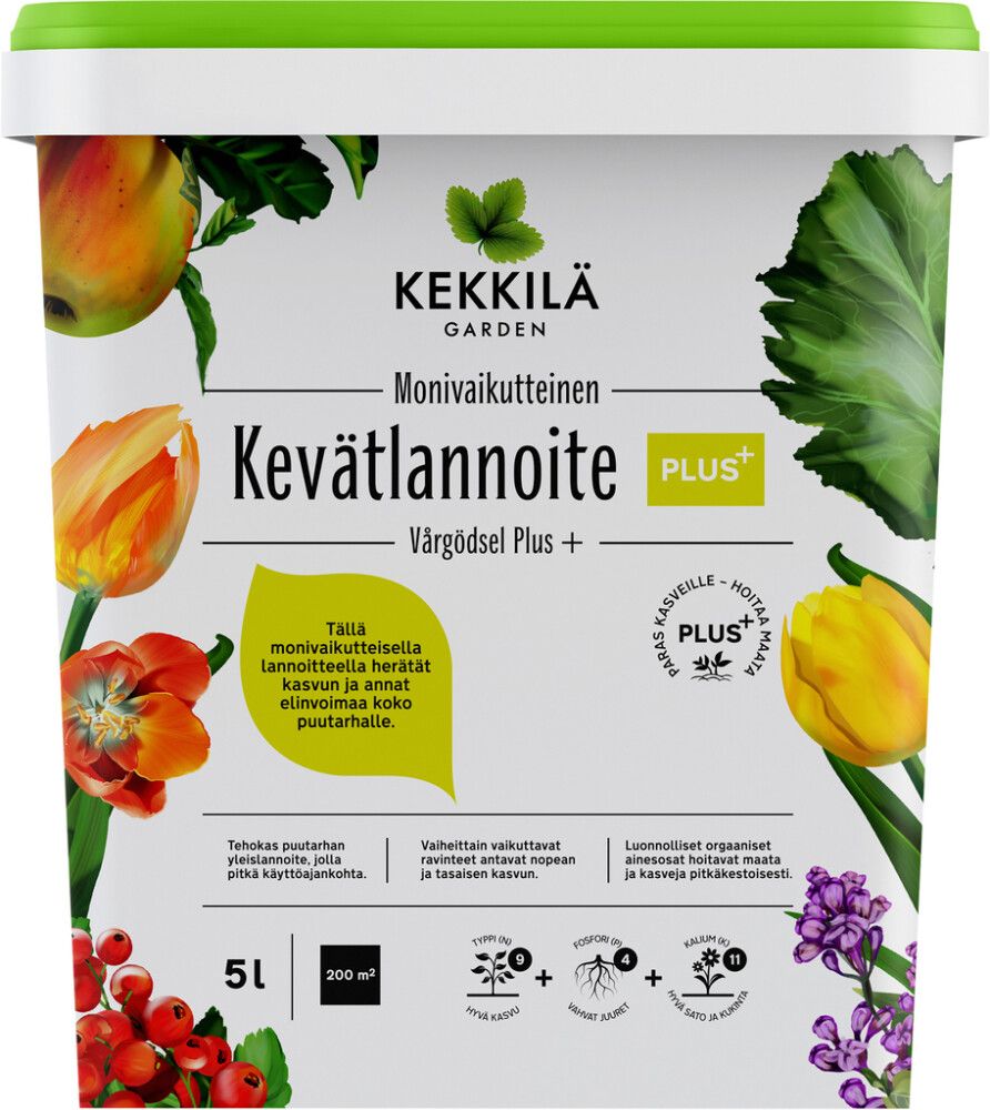 Kevadväetis Kekkilä Plus+ 5 l