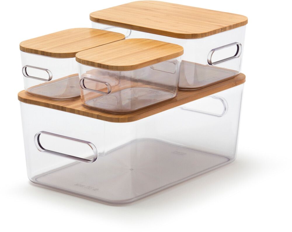 Kaas SmartStore Compact säilituskarbile L bambus