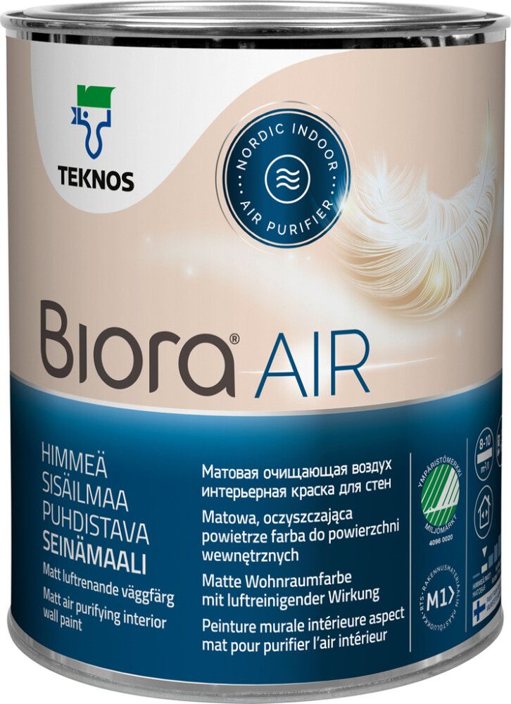 Seinavärv Teknos Biora Air PM1 valge