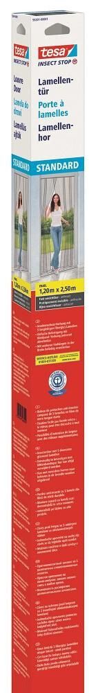 Putukavõrk Lamella Standard uksele XL 1,2 m x 2,50 m antratsiit