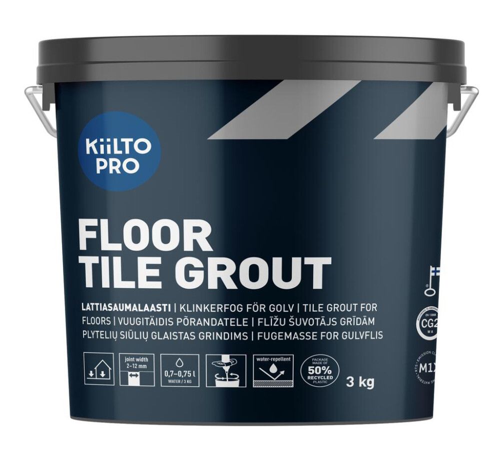 Vuugitäide põrandale Kiilto Pro Floor Tile Grout Warm Taupe 3 kg