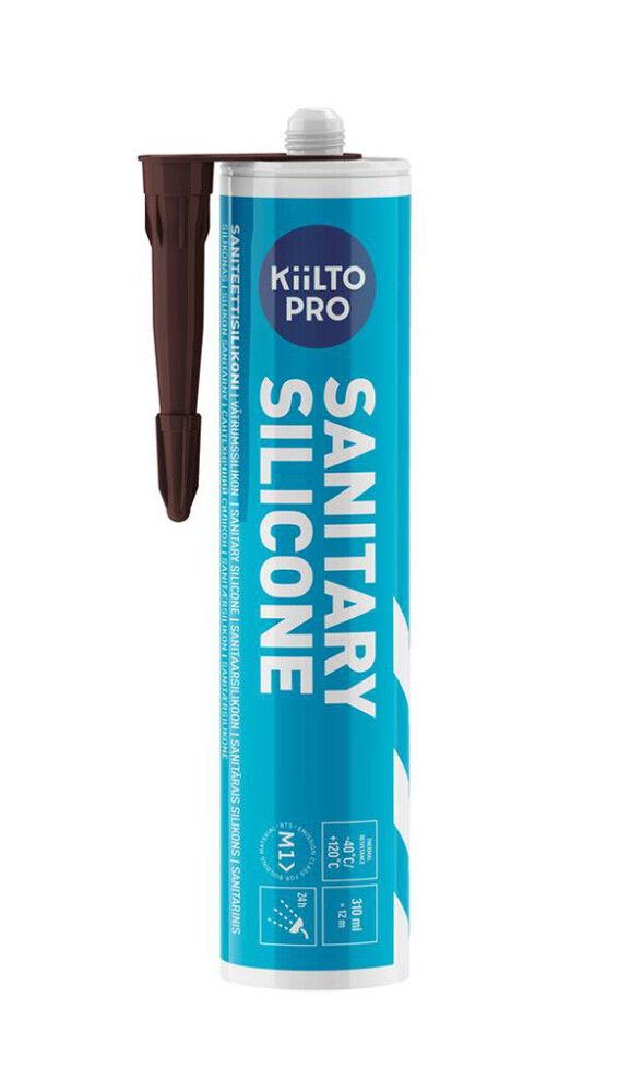 Sanitaarsilikoon Kiilto Pro 31 Burgundy brown