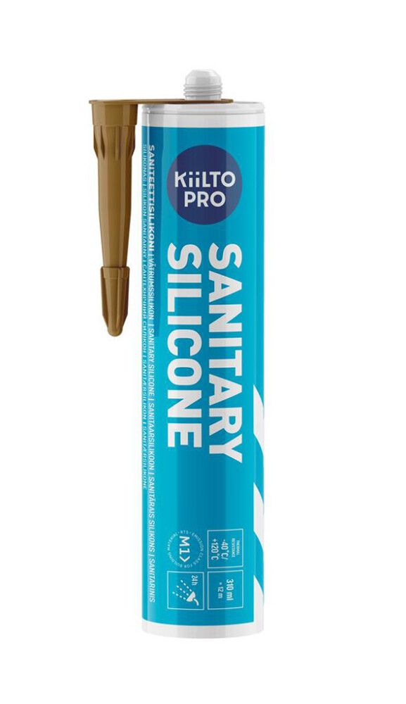 Sanitaarsilikoon Kiilto Pro 31 Khaki brown