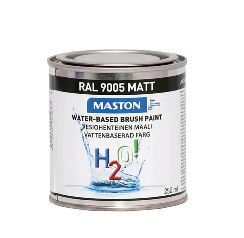 Värv H2O! Maston 250 ml, matt must
