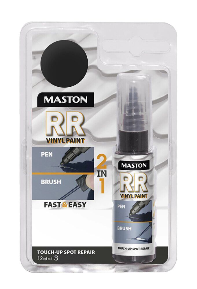 Parandusvärv Maston RR Touch-up 2in1 12 ml Must