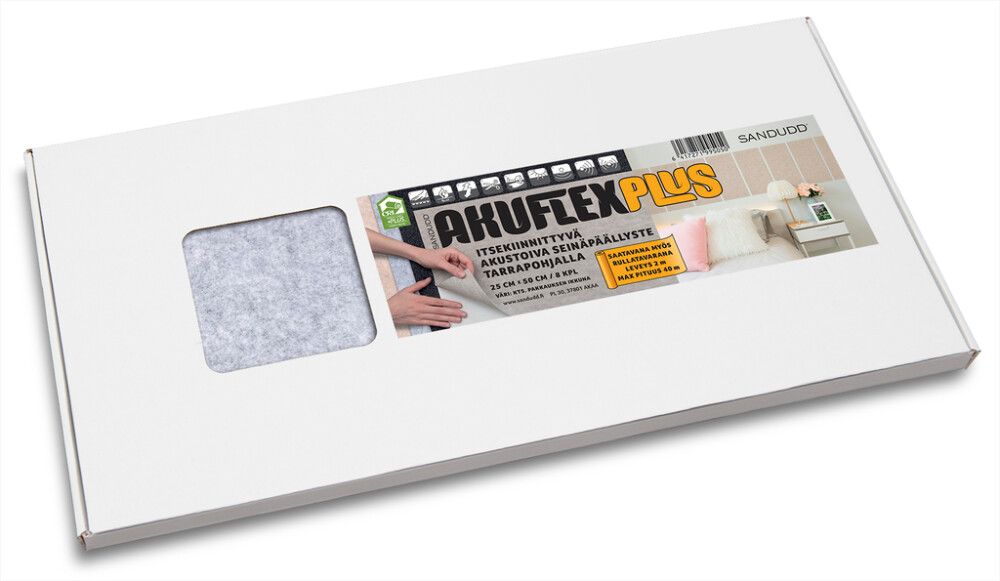 Akustiline vilt Sandudd Akuflex 20 x 50 cm Helehall