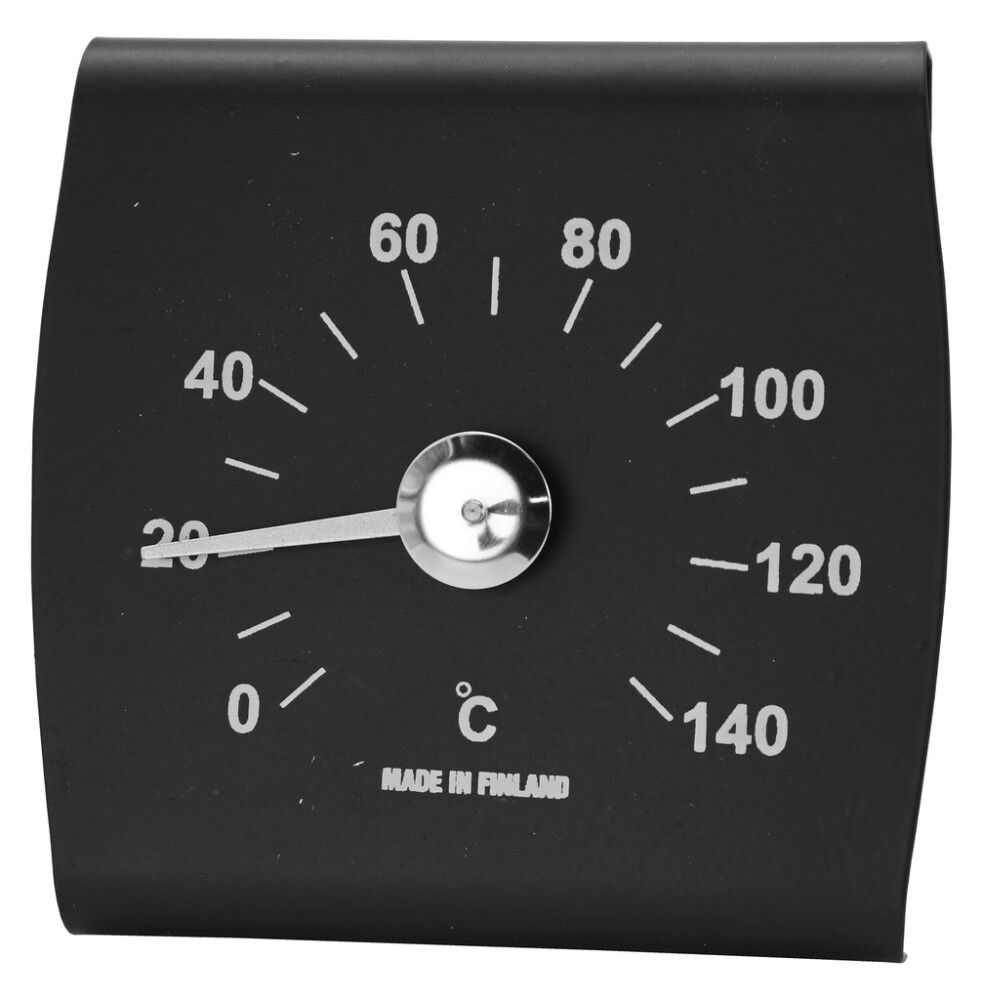 Sauna termomeeter Saunia must 13 x 13 cm