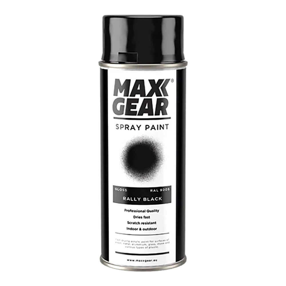 Aerosoolvärv Maxx Gear RAL 9005 läikiv must 400 ml