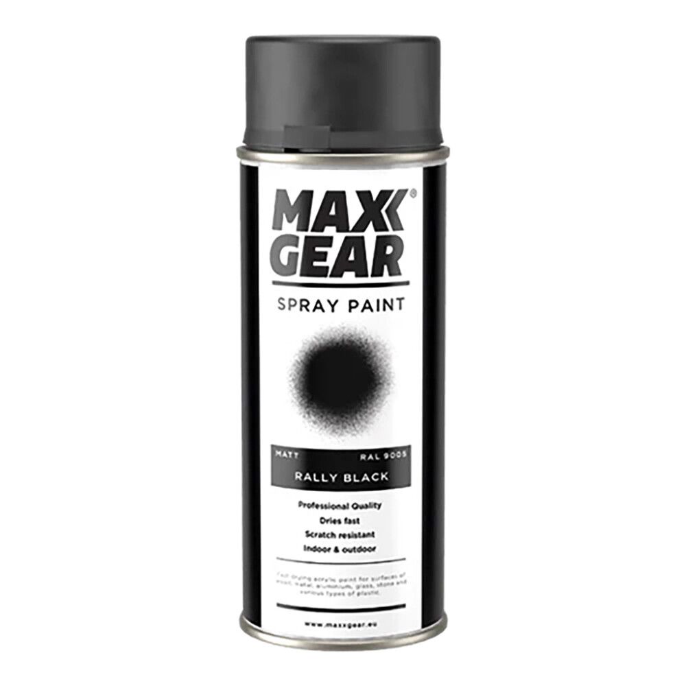 Aerosoolvärv Maxx Gear RAL 9005 matt must 400 ml