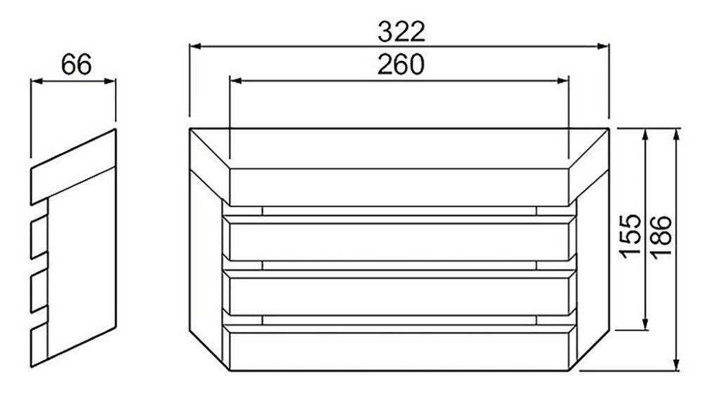LED-saunavalgusti Airam Saunaled Hor