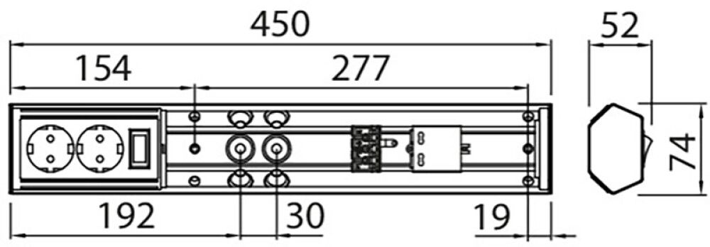 LED-üldvalgusti Airam Handy 450 IP21 5W 830/840 DSO WH