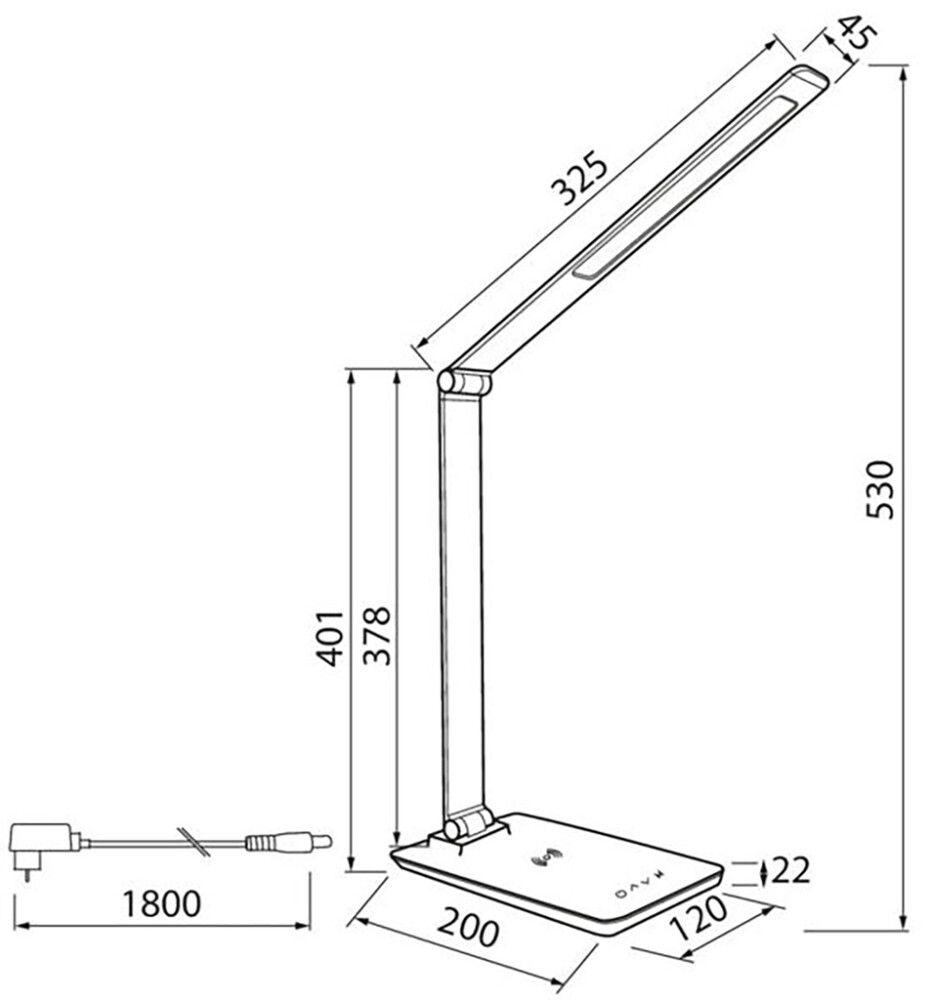 LED-lauavalgusti Airam Daria