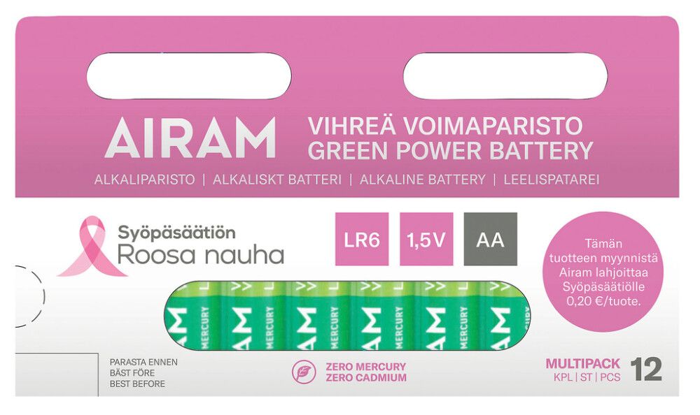 Patareid Airam LR6 AA