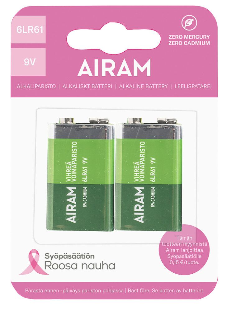 Patareid Airam 6LR61 9 V