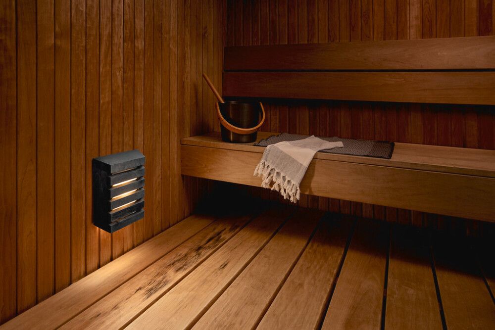 LED-saunavalgusti Airam Saunaled Sq must