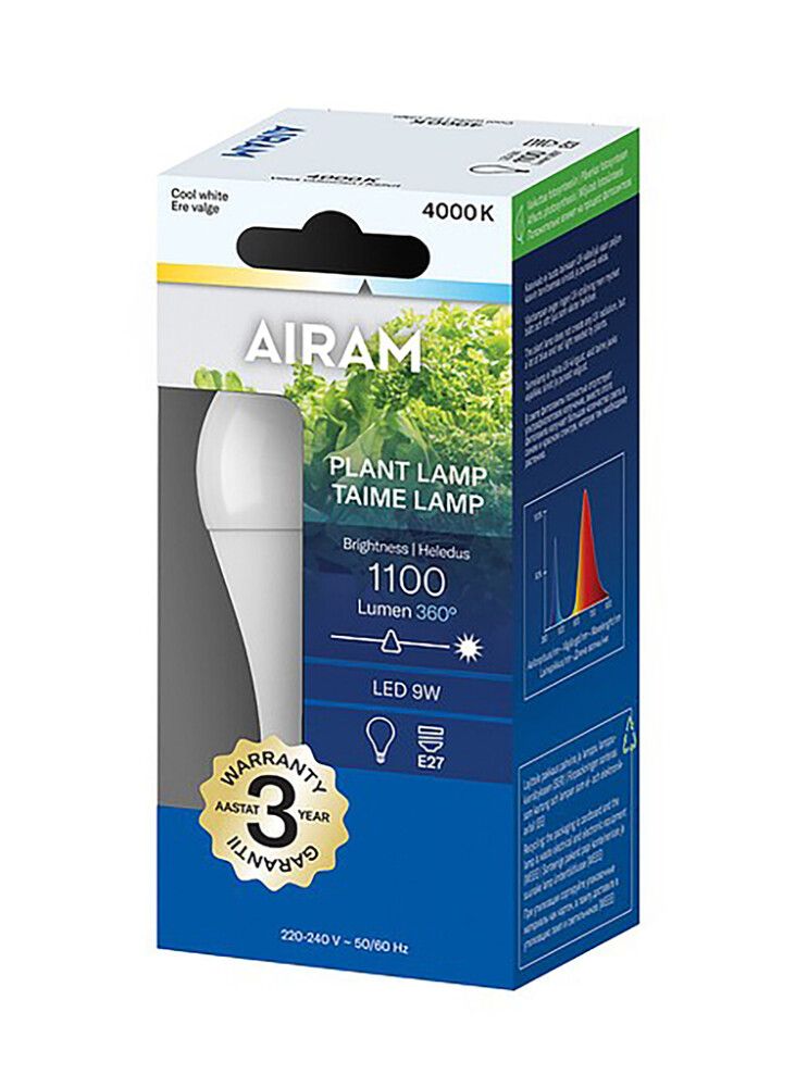 Led-taimelamp Airam E27 1100 lm 4000 K