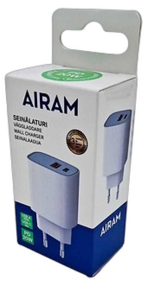 Kiirlaadija Airam 20 W