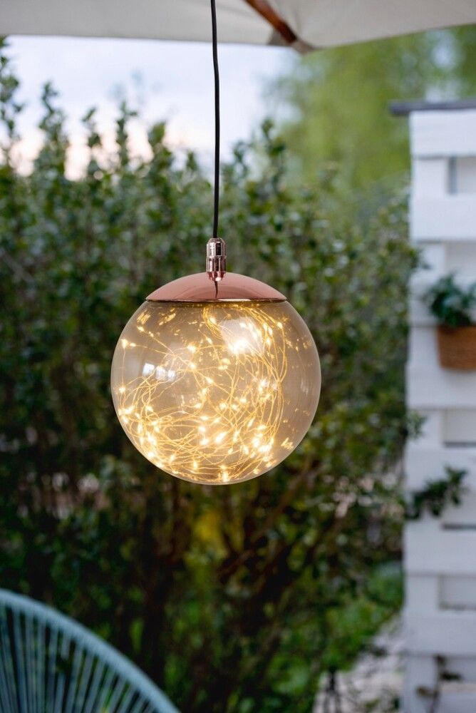 LED-dekoratiivne valgusti Airam Tirandi suitsuklaas Ø 20 cm