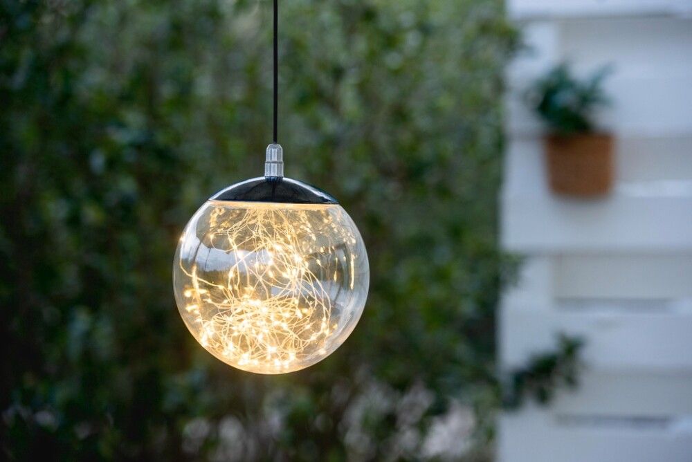 LED-dekoratiivne valgusti Airam Tirandi must  Ø 18 cm