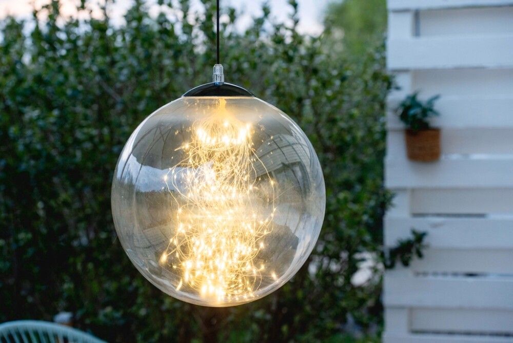 LED-dekoratiivne valgusti Airam Tirandi must  Ø 35 cm