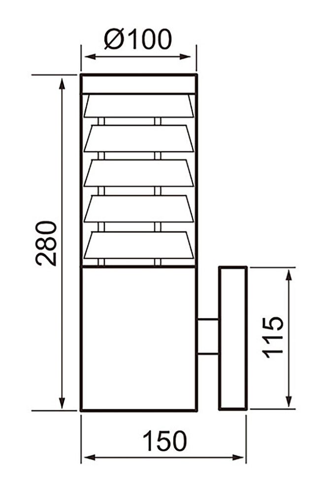 Välisseinavalgusti Airam Park RST