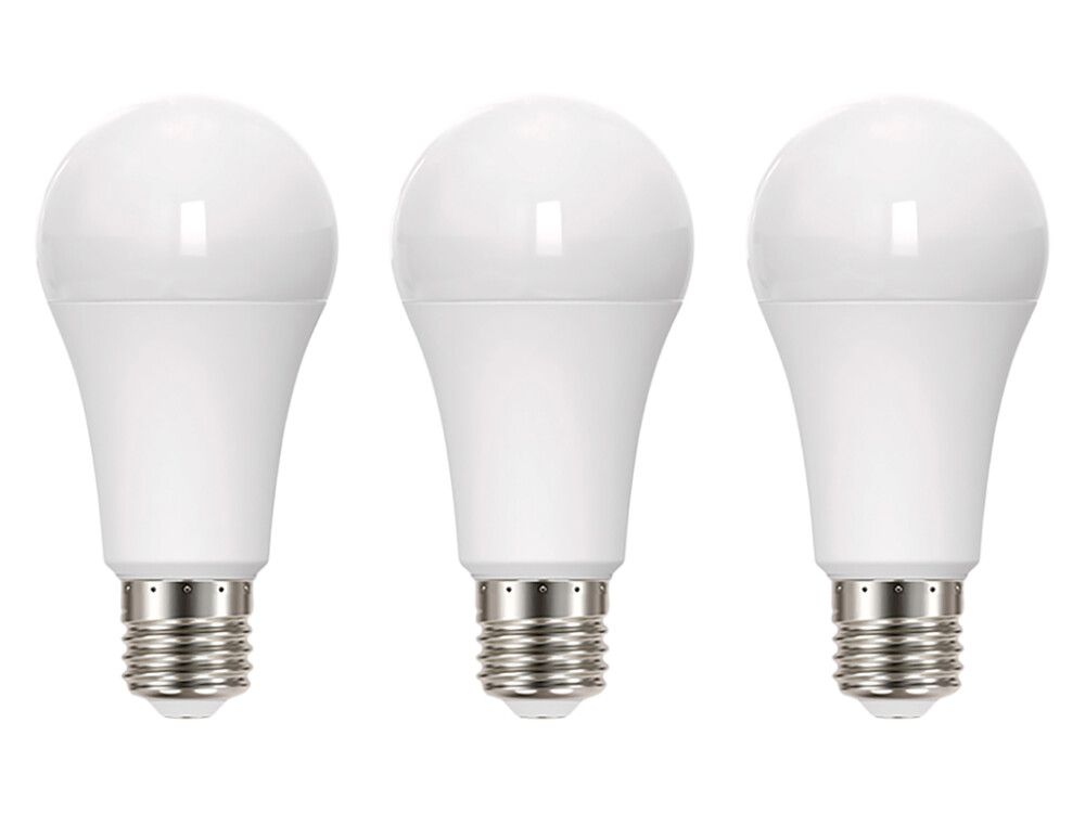 LED-lamp Airam opaal E27 1521 lm 4000 K 3 tk/pakis