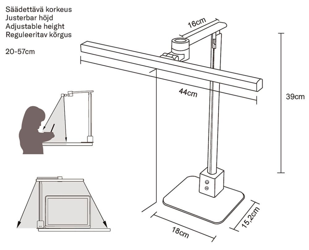 Lauavalgusti Airam Trina