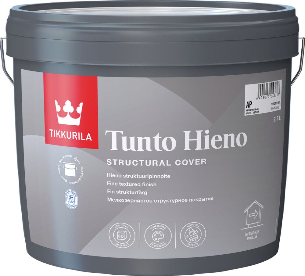 Struktuurvärv Tikkurila Tunto Hieno AP