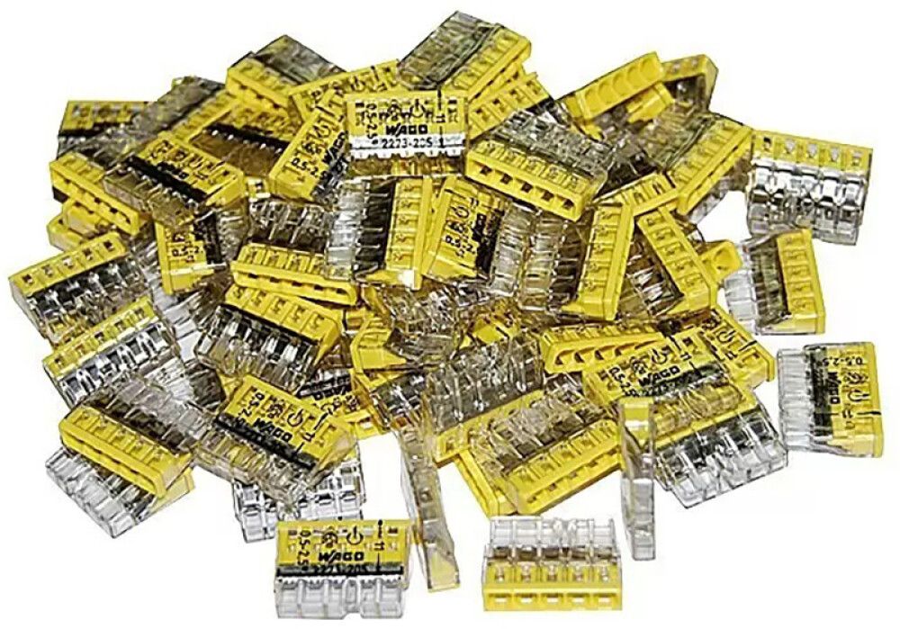 Klemmid Wago Compact 2273-205 kollane 100 tk