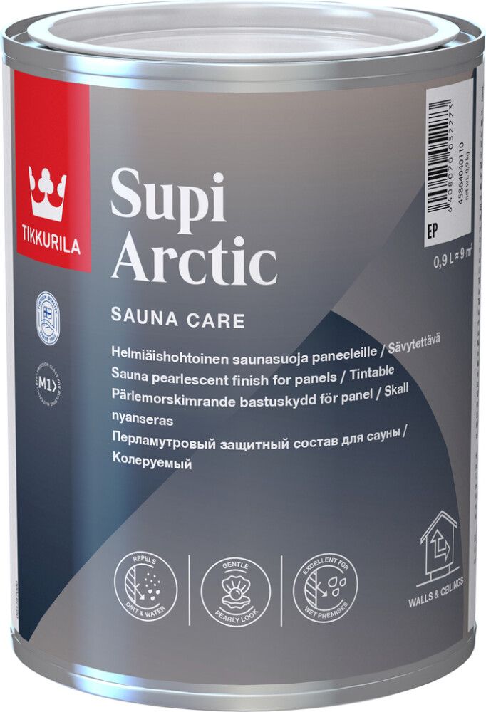 Saunakaitseaine Tikkurila Supi Arctic 0,9 l