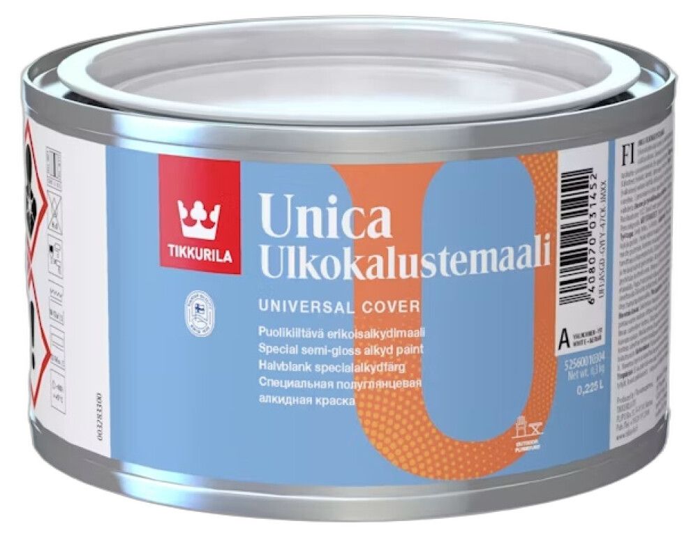 Välismööblivärv Tikkurila Unica Ulkokalustemaali C toonitav - 0,225 l