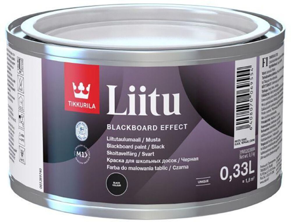 Tahvlivärv Tikkurila Liitu M must