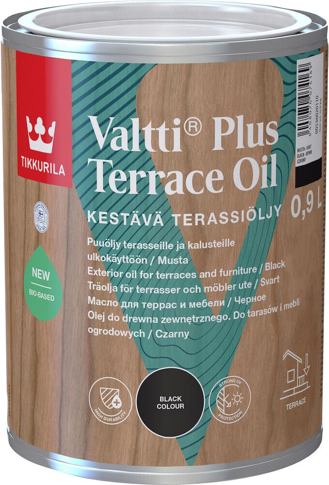 Terrassiõli Tikkurila Valtti Plus, must